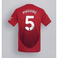 Camiseta Manchester United Harry Maguire #5 Primera Equipación Replica 2024-25 mangas cortas